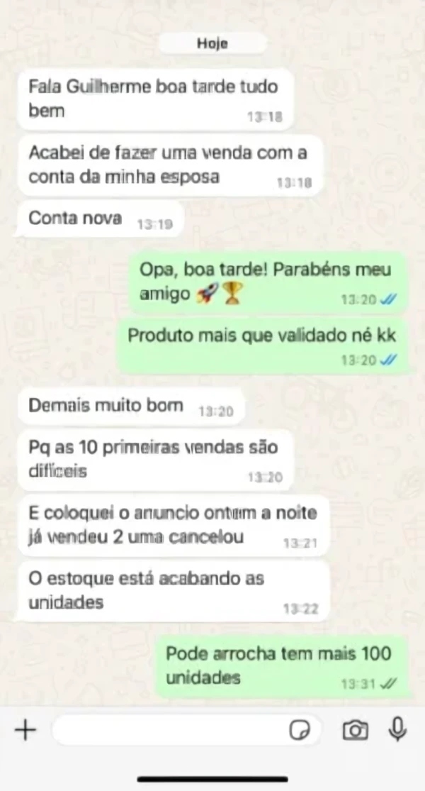 Depoimento de Droper no WhatsApp 3